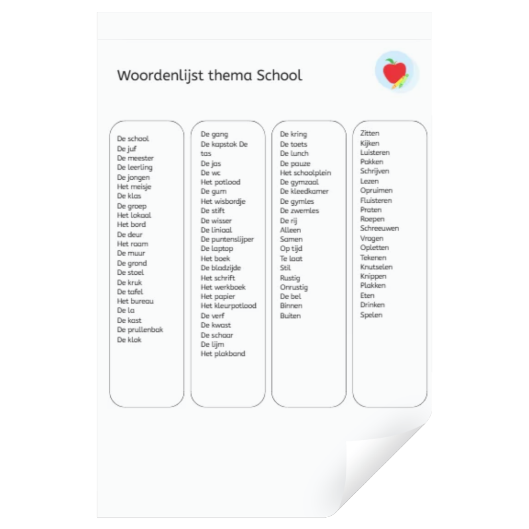 Thema Op School - Canva sjablonen - Afbeelding 3